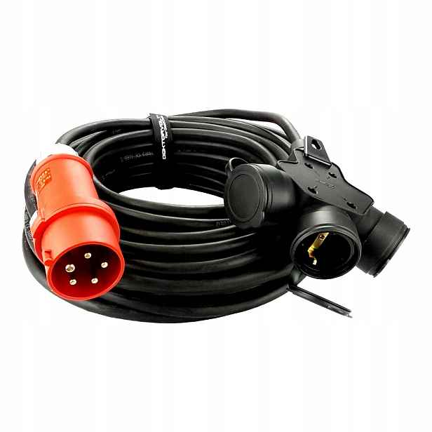 Prodlužovací Kabel třícestný 10 m Schuko německý DV-2282-3-WS-Y