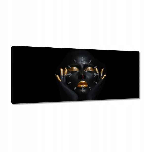 Hodiny 100x40 Zlatá meditace