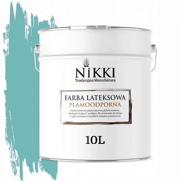 Barva Barva Odolná Vůči Skvrnám, Tyrkysová Barva H1441 10L, Hluboký Mat Pro Stěny