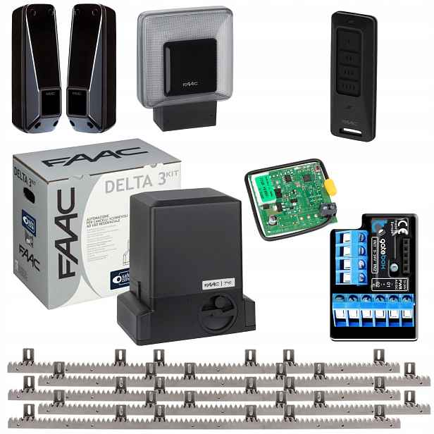 Faac DELTA3+ Modul WiFi Lampa+ Lišta+ Pilot 1 Ks pohon posuvné brány