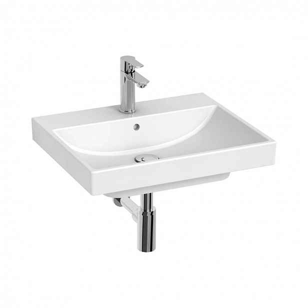 Jika Cubito Style - Umyvadlo 57x47 cm, s přepadem, otvor pro baterii, bílá H8104420001041
