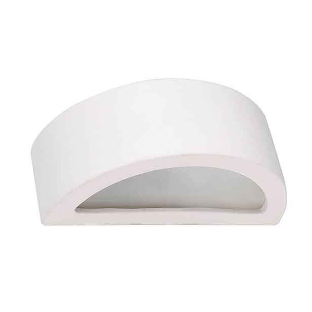 Nástěnné keramické svítidlo Sollux bílé 30 cm Atena 30 E27 15W