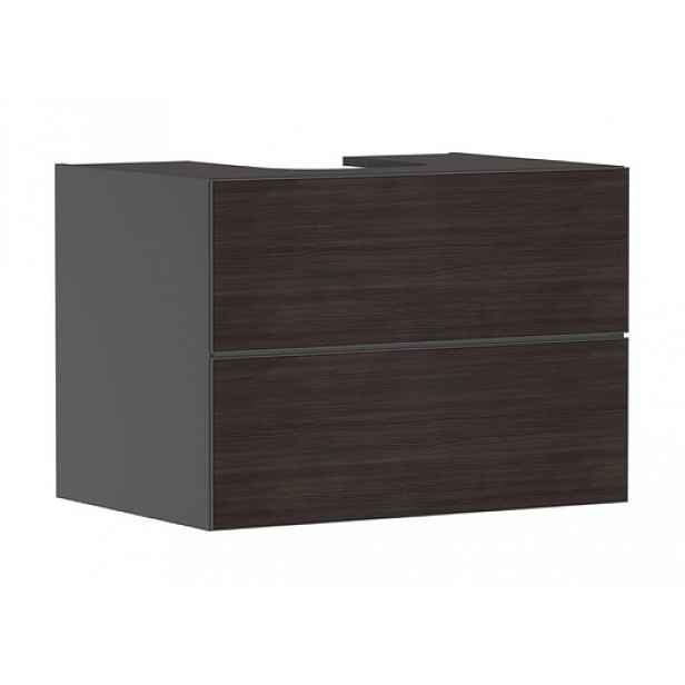 Skříňka pod umyvadlo pod desku Hansgrohe Xevolos E 78x55,5x55 cm břidlicová matná šedá mat 54189730