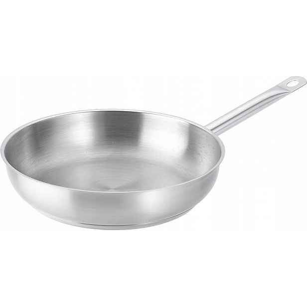 Pánev Z Nerezové Oceli 28 cm Indukce Plyn Pevná Silná ocelová Elo