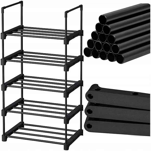 Botník Songmics 30 x 89,5 x 45 cm černá