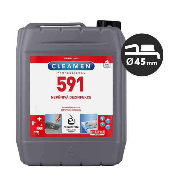 CLEAMEN 591 nepěnivá dezinfekce 5L
