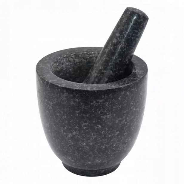 Kinghoff Granitový Hmoždíř KH1680 Ø12 CM Na Bylinky A Koření Pesto Omáčky