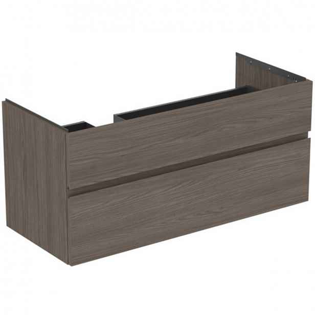 Koupelnová skříňka pod umyvadlo Ideal Standard Finesse 120x55x50,5 cm tmavý jilm mat E3447UR