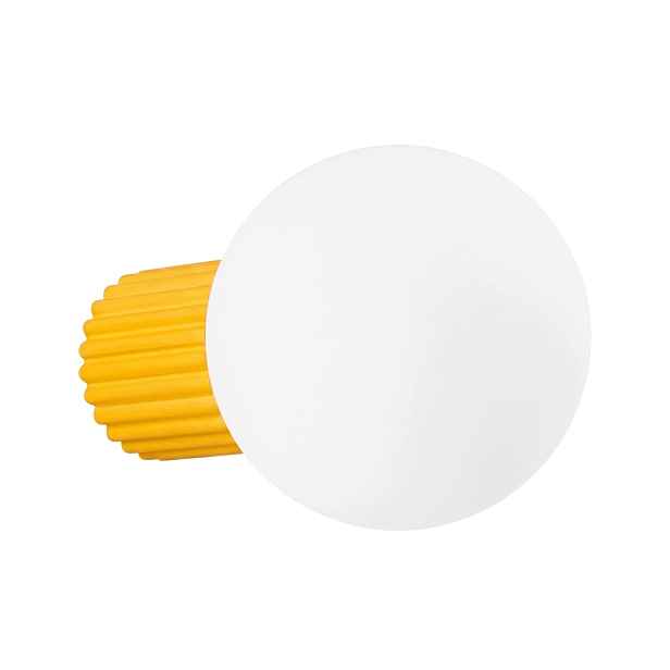 Nástěnná lampa Halo žlutá IP44 Osvětlení do koupelny Kula Sollux