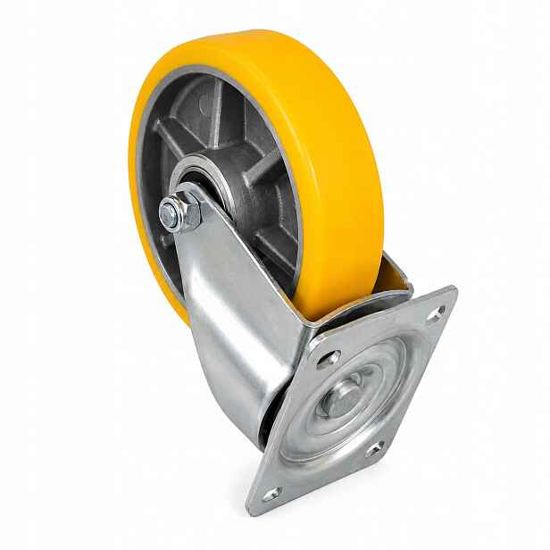 Hliníkovo-polyuretanové otočné kolo 160 mm A42PW 400 kg