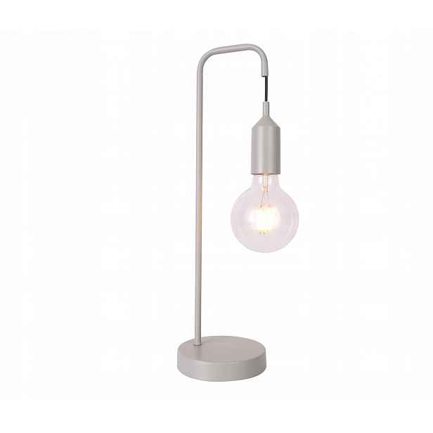 Šedá stolní lampa E27 40W Laren Ledea