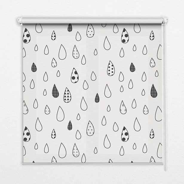 TULUP VNITŘNÍ roleta - okenní roleta - roleta - 60x140 cm - Kapky
