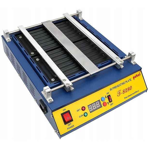 Křemenný Ohřívač Pcb Preheater Puhui T8280 1,6 kW Výkonný 410x316 mm