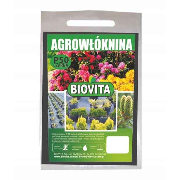 Agrotextilie černá 50 3,2x10 Biovita