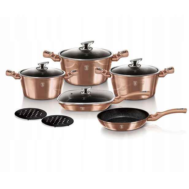 Sada Hrnců Berlinger Haus BH-6191 Rose Gold