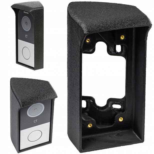 Adaptér se stříškou pro montáž pod úhlem pro videotelefon Akuvox E12W Levý 30