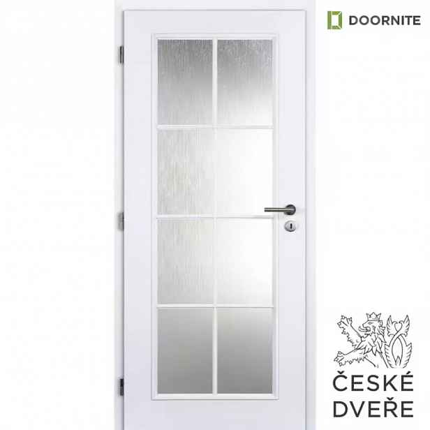Interiérové dveře Elida Sklo Bílé 60L