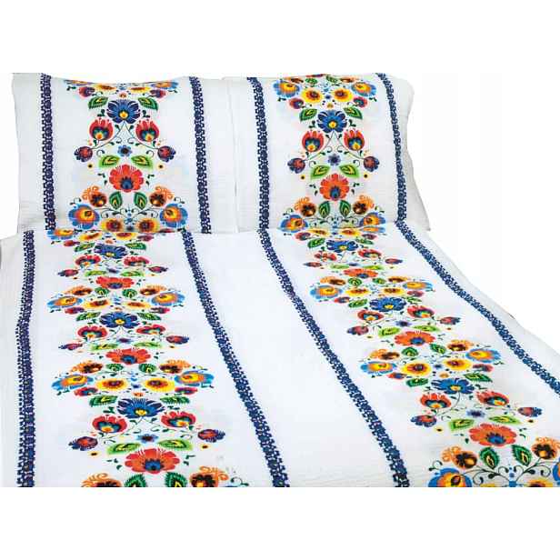 Krepové povlečení 200x220 vzor Folklor