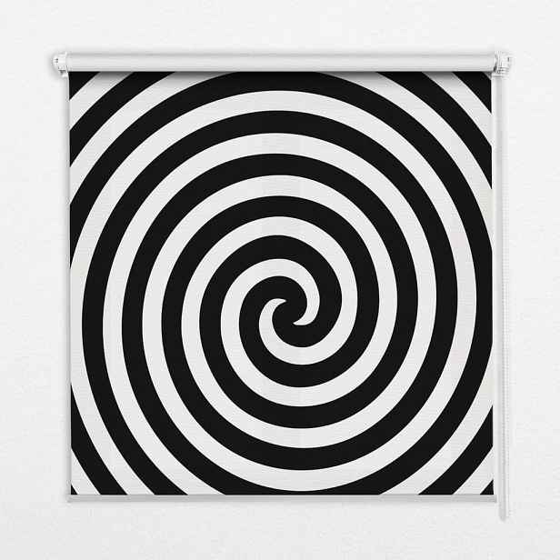 TULUP VNITŘNÍ roleta - okenní roleta - roleta - 60x140 cm - Hypnotizující kruh