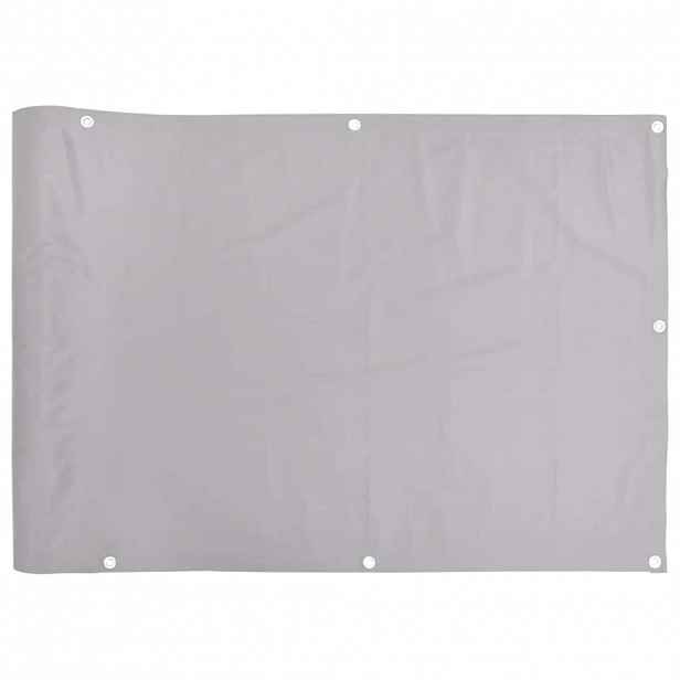 vidaXL Balkonová zástěna šedá 500 x 120 cm PVC
