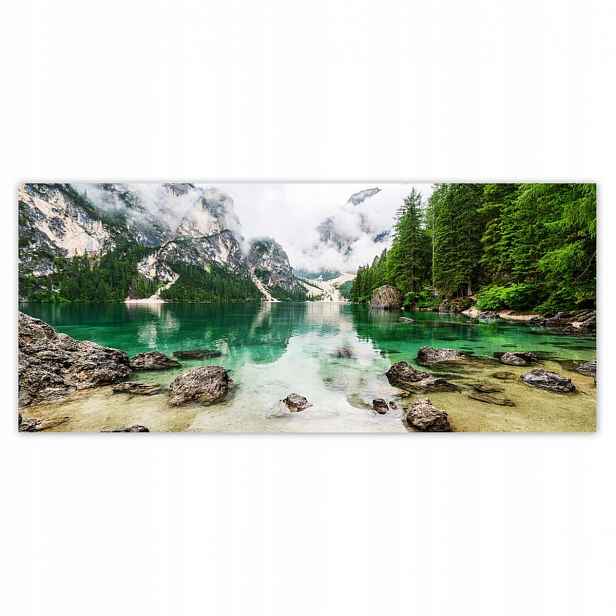 Fototapety 211x91 Horské jezero