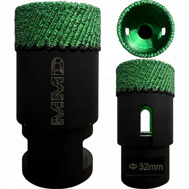 Korunkový Vrták diamantová MMD Ø32 mm M14 pro keramické dlaždice