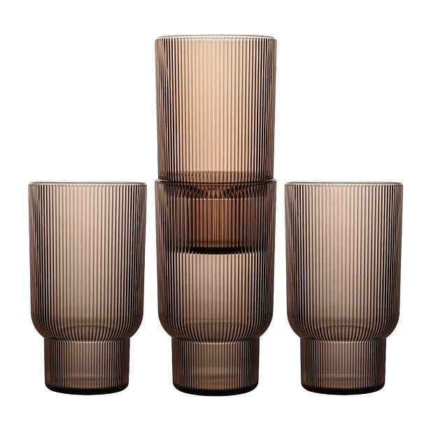 Sklenice z recyklovaného plastu v sadě 4 ks 430 ml Billi – Sagaform