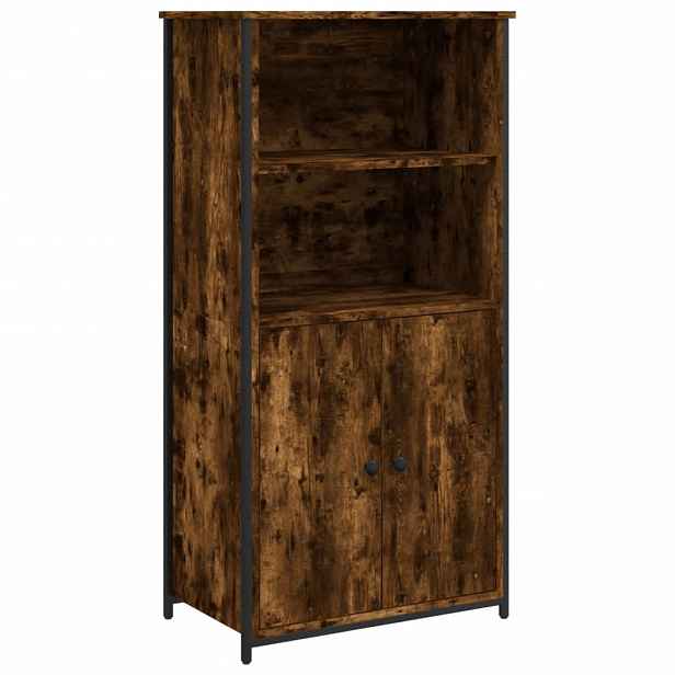 vidaXL Skříňka kouřový dub 62 x 36 x 121,5 cm kompozitní dřevo