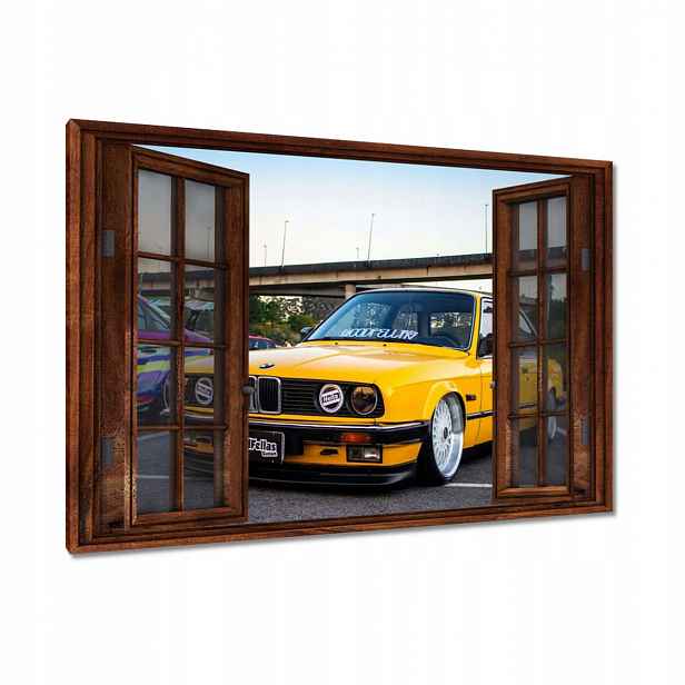 Obrazy 120x80 Žluté Bmw Trojka 3 Půda