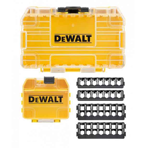 DeWALT - Sada malých organizérů Tough Case a zásobníku na bity DT70801