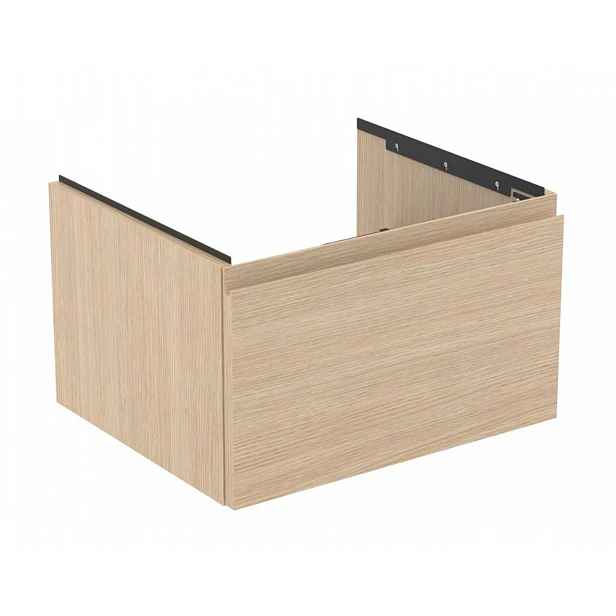 Ideal Standard Finesse - Umyvadlová skříňka, 60x51x37 cm, 1 zásuvka, bílý dub E3391US