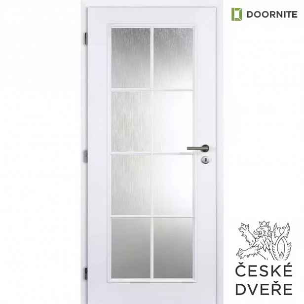 Interiérové dveře Elida Sklo Bílé 70L
