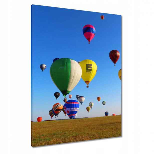 Obrazy 60x80 Balónový zlotý Balóny