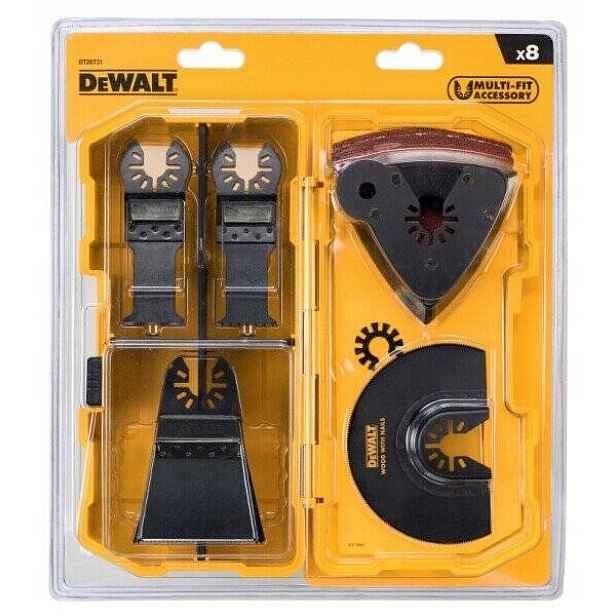 8DÍLNÁ Sada Pilových Listů Pro Multifunkční Brusky Dewalt