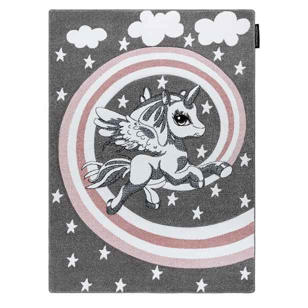 Dětský kusový koberec Petit Pony grey, 160x220, šedá, dětský pokoj, Dywany Łuszczów