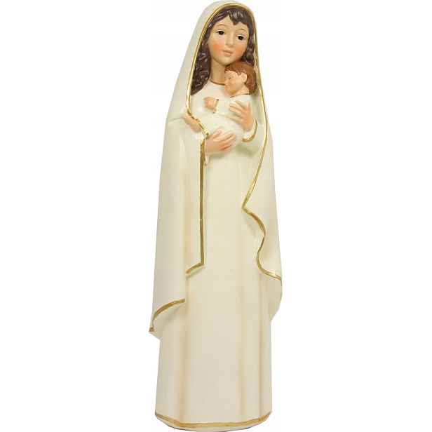 Figurka Matka Boží Moderní Bílá 29 Cm vysoká