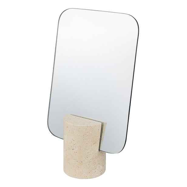 Kosmetické zrcadlo 18x30 cm Travertine – Mette Ditmer Denmark