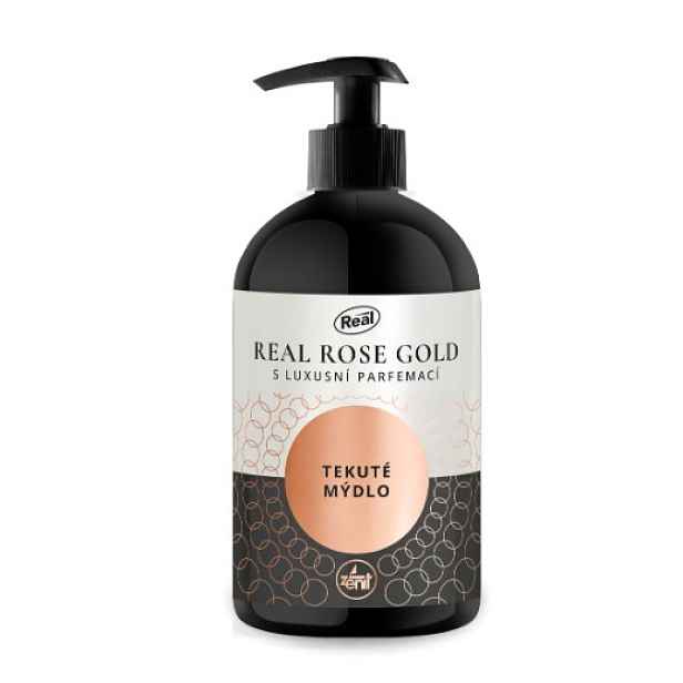 Real Gold Real Rose Gold tekuté mýdlo 500g