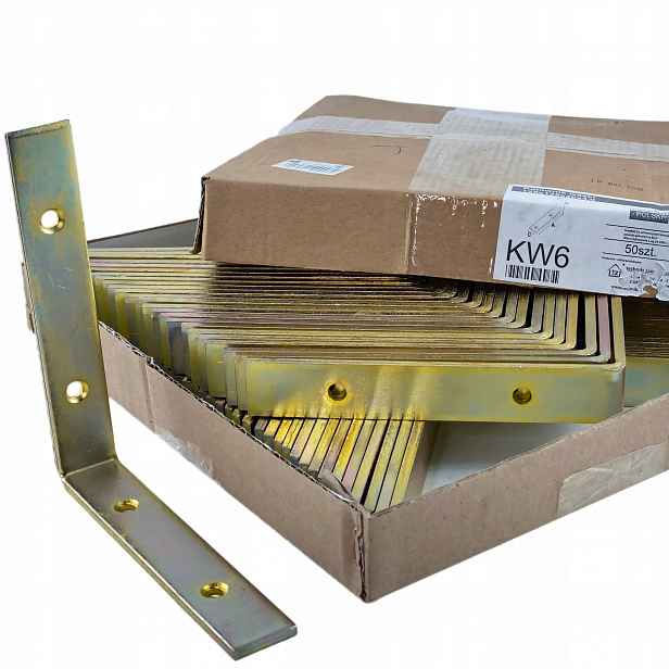 Spojovací úhelník úzký 125x125x20x4,0 KW6 50 Ks