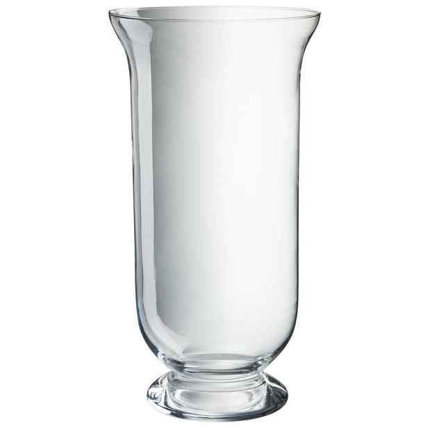Transparentní skleněná váza Hurricane - Ø 25 * 50 cm J-Line by Jolipa