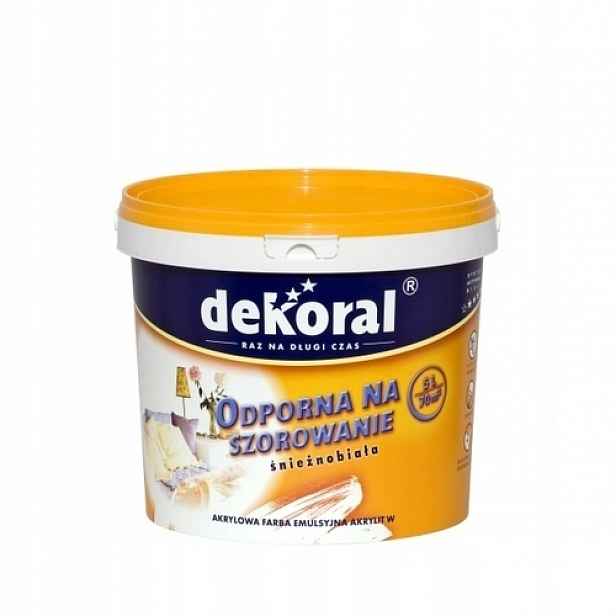 Vnitřní Latexová Emulze Dekoral Akrylit Plus Bílá. 10 L