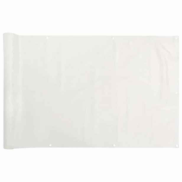 vidaXL Balkonová zástěna bílá 800 x 120 cm PVC