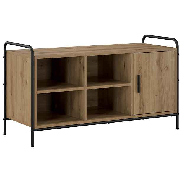 vidaXL Skříň na obuv 100 x 39,5 x 55,5 cm Kompozitní dřevo Dub artisan