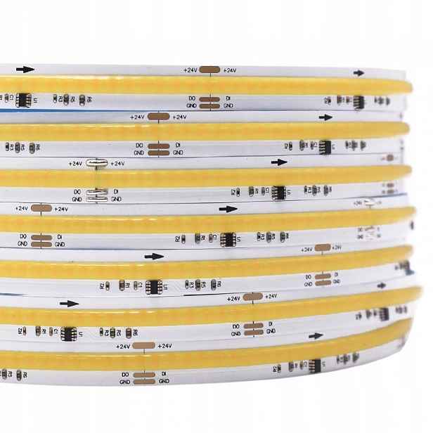 10 m Led pásek Spi Digitální Cob Cct 2700-6000K 9W 24V WS2811 560LED Highlight