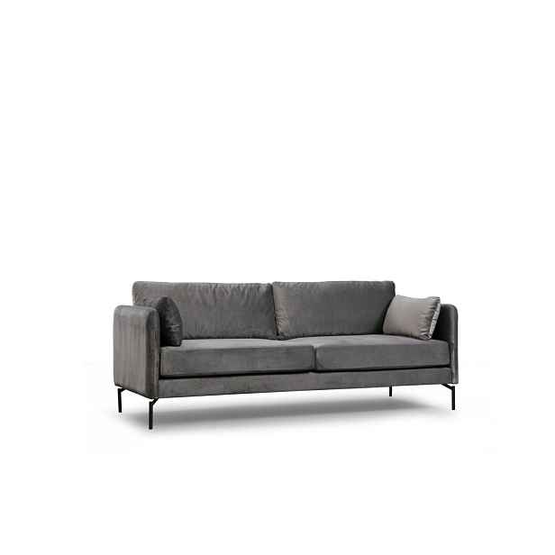 Hanah Home Třímístná pohovka Sino 217 cm šedá