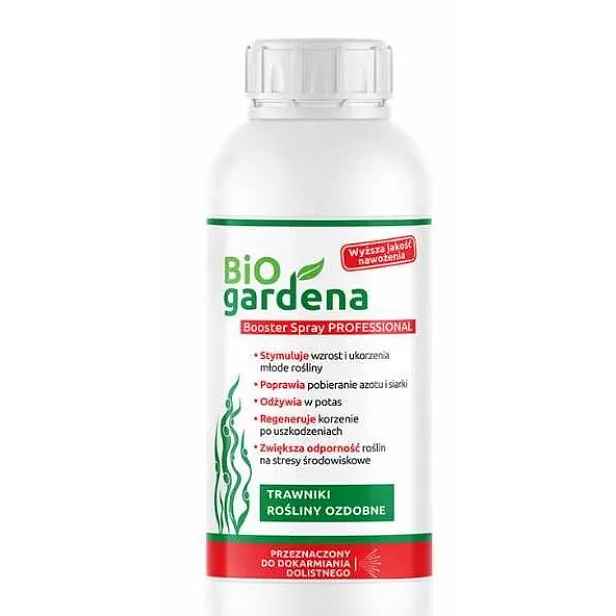 Listové hnojivo pro trávník BioGardena Booster 1 l