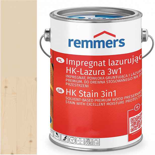 Remmers HK-Lasur Ochranná lazura na dřevo Ral 1015 Béžová Světlá 20L