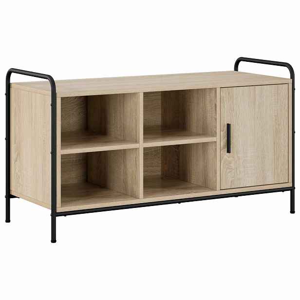 vidaXL Skříň na obuv 100 x 39,5 x 55,5 cm Kompozitní dřevo Dub sonoma