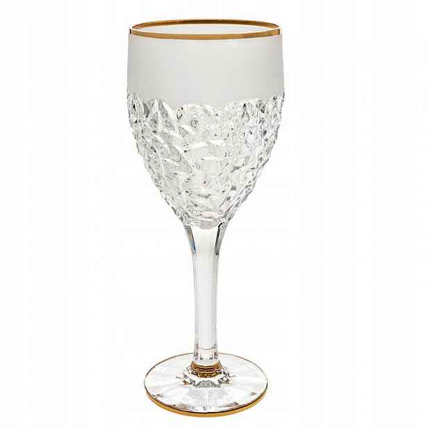 Bohemia Jihlava Nicolette Gold/mat Sklenice Na Víno 270ML