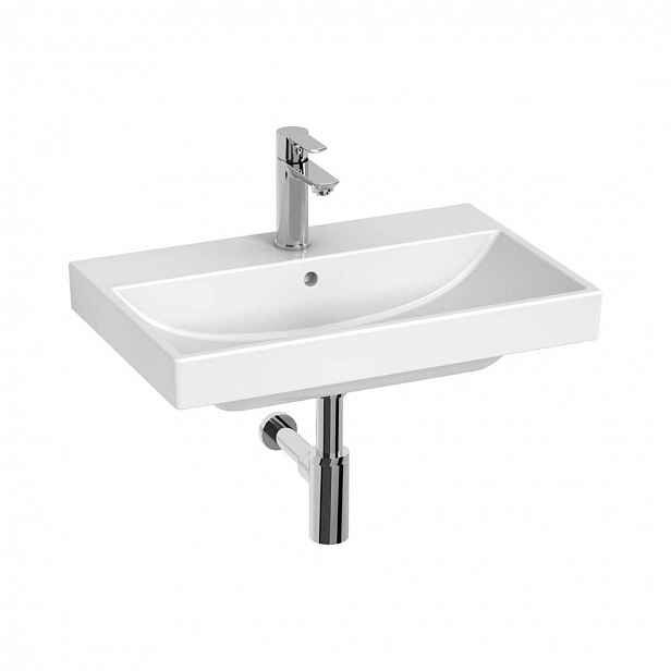 Jika Cubito Style - Umyvadlo 62x40 cm, s přepadem, otvor pro baterii, bílá H8114430001041
